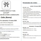 Info corso SVTA marzo 2020